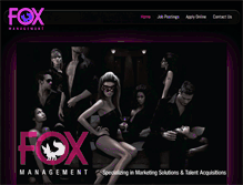Tablet Screenshot of foxmanagementchi.com